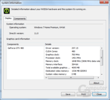 Nvidia GeForce 257.15