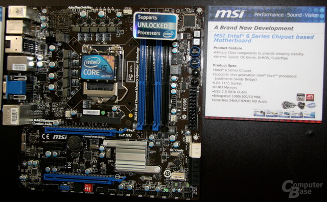 „Sandy Bridge“-Mainboards von MSI