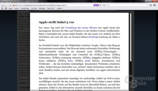 Safari 5: Reader