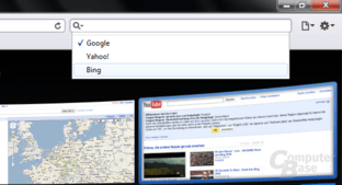 Safari 5: Suchfeld