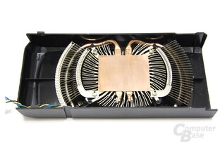 GeForce GTX 460 Kühlerrückseite