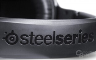 Steelseries-Schriftzug auf der Oberseite