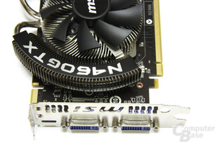 GeForce GTX 460 Cyclone Anschlüsse GeForce GTX 460 Cyclone Anschlüsse