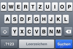 iOS 4.1: Tastatur