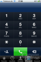 iOS 4.1: Telefon-Tastenfeld