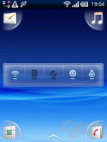Xperia X10 mini: Energiesteuerung-Widget