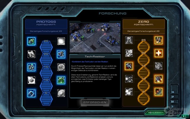 Schon früh im Spiel kann geforscht werden