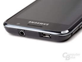 Samsung Galaxy S von oben, flach