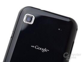 Samsung Galaxy S: Kamera und Lautsprecher (Ausschnitt, frontal) Samsung Galaxy S: Kamera und Lautsprecher (Ausschnitt, frontal)