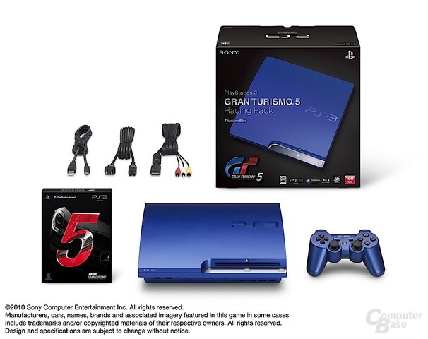 Blaue PlayStation 3 zum „Gran Tourismo 5“-Start