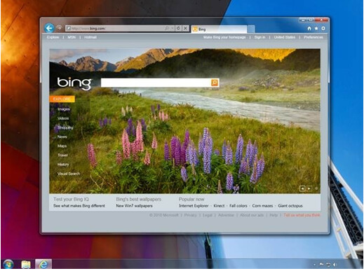 Benutzeroberfläche des Internet Explorer 9?