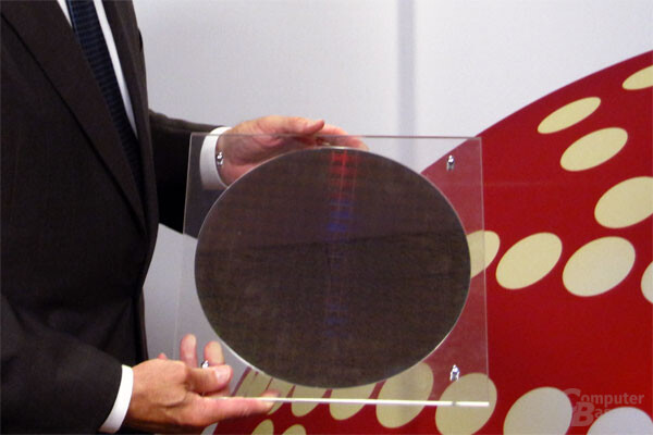 Wafer mit „Llano“-Chips Wafer mit „Llano“-Chips