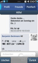 Bada OS: Facebook-Client