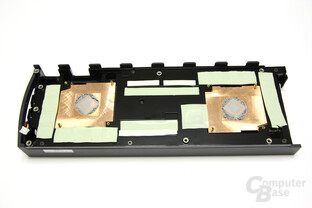 Radeon HD 5970 Black LE Kühlerrückseite Radeon HD 5970 Black LE Kühlerrückseite