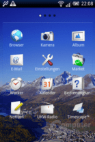 Xperia X8: App-Liste (1) Xperia X8: App-Liste (1)