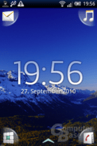 Xperia X8: Home-Screen Xperia X8: Home-Screen