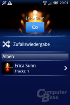 Xperia X8: Mediaplayer