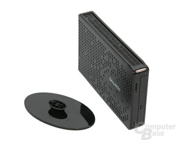 Shuttle XS 3510MA – Demontierter Standfuß