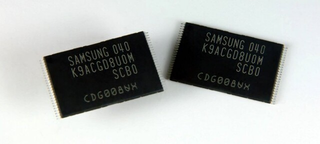64-Gbit-Chips der 20-nm-Klasse mit 3-Bit-Zellen von Samsung