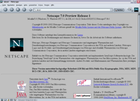 Als technische Basis dient Mozilla 1.0 RC2