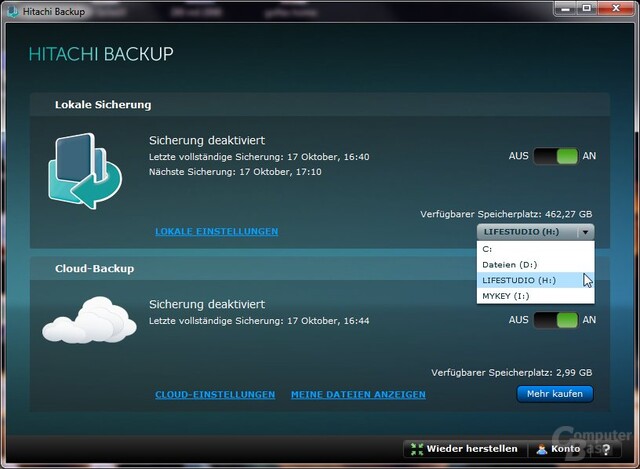 Hitachi Backup