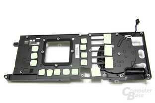 GeForce GTX 580 Kühlerrückseite