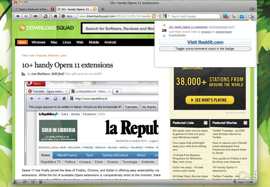 Opera 11 Beta