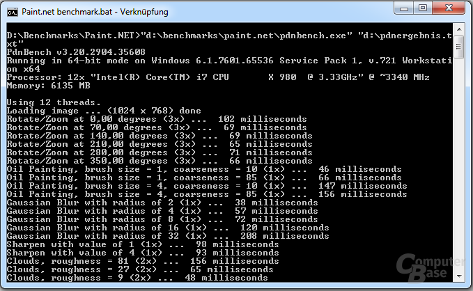Paint.NET – Benchmark