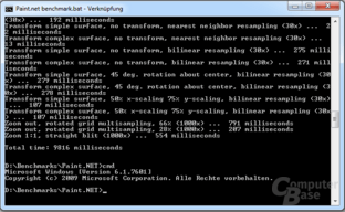 Paint.NET – Benchmark Paint.NET – Benchmark