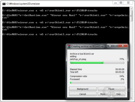 WinRAR 4.0 (reales Packen)