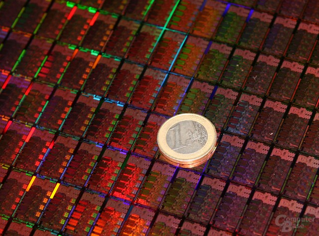 1 Euro auf „Sandy Bridge“-Wafer