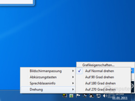 Intel Grafiktreibermenü
