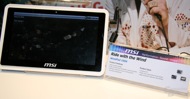 MSI-Tablets auf der CES 2011