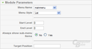 Module Manager Module Types – Module Manager -> New -> Menu