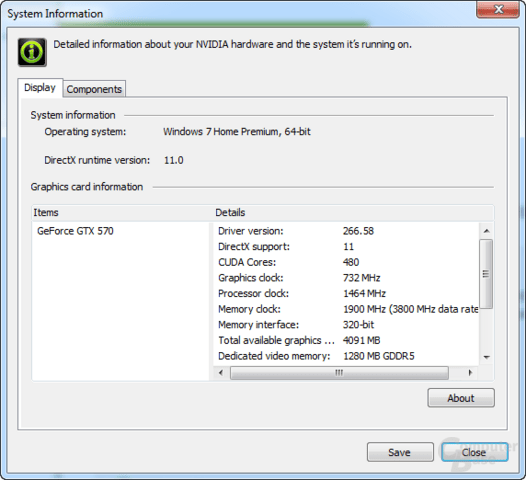 Nvidia GeForce 266.58
