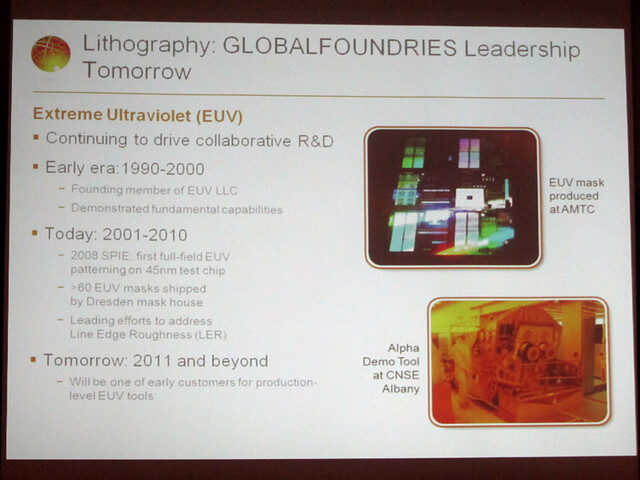Globalfoundries und die EUV-Lithografie