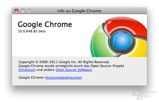 Chrome 10 Beta