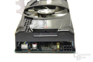 GeForce GTX 550 Ti Cool Stream OC von hinten GeForce GTX 550 Ti Cool Stream OC von hinten