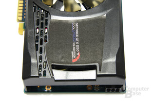 GeForce GTX 550 Ti Cool Stream OC von oben GeForce GTX 550 Ti Cool Stream OC von oben