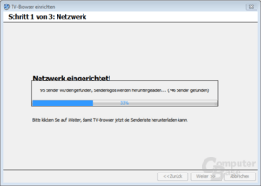 TV-Browser einrichten – Senderliste herunterladen
