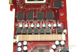 Radeon HD 6950 Vortex PCS+ Stromversorgung Radeon HD 6950 Vortex PCS+ Stromversorgung