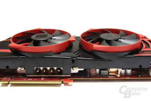 Radeon HD 6950 Vortex PCS+ Lüfter ausgefahren Radeon HD 6950 Vortex PCS+ Lüfter ausgefahren