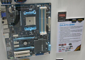 „Llano“-Mainboards auf der Computex 2011 „Llano“-Mainboards auf der Computex 2011