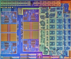 Die-Shot des Quad-Core-„Llano“ Die-Shot des Quad-Core-„Llano“