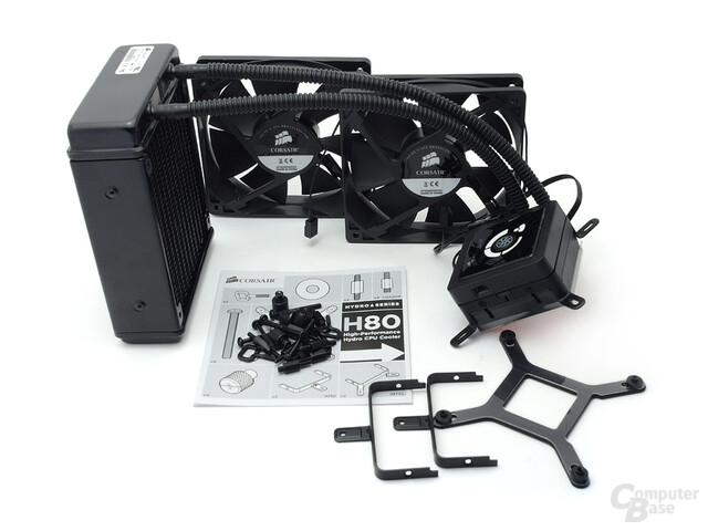 Corsair H80 Lieferumfang