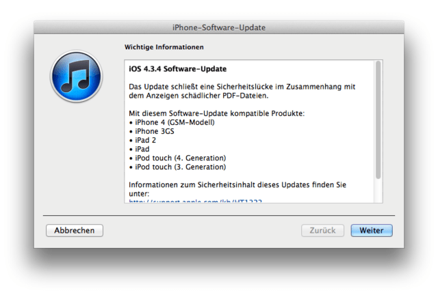 iOS 4.3.4