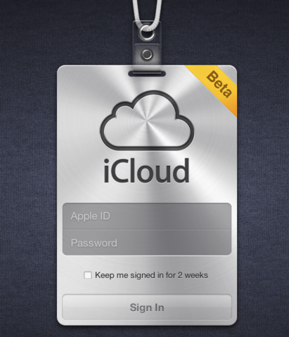 iCloud Beta Login