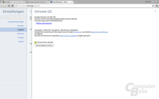 Chrome OS: Einstellungen