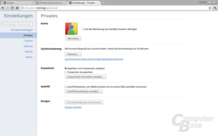 Chrome OS: Einstellungen
