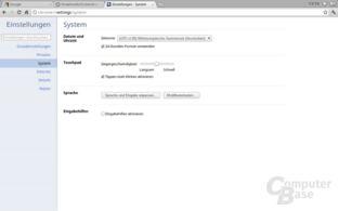 Chrome OS: Einstellungen